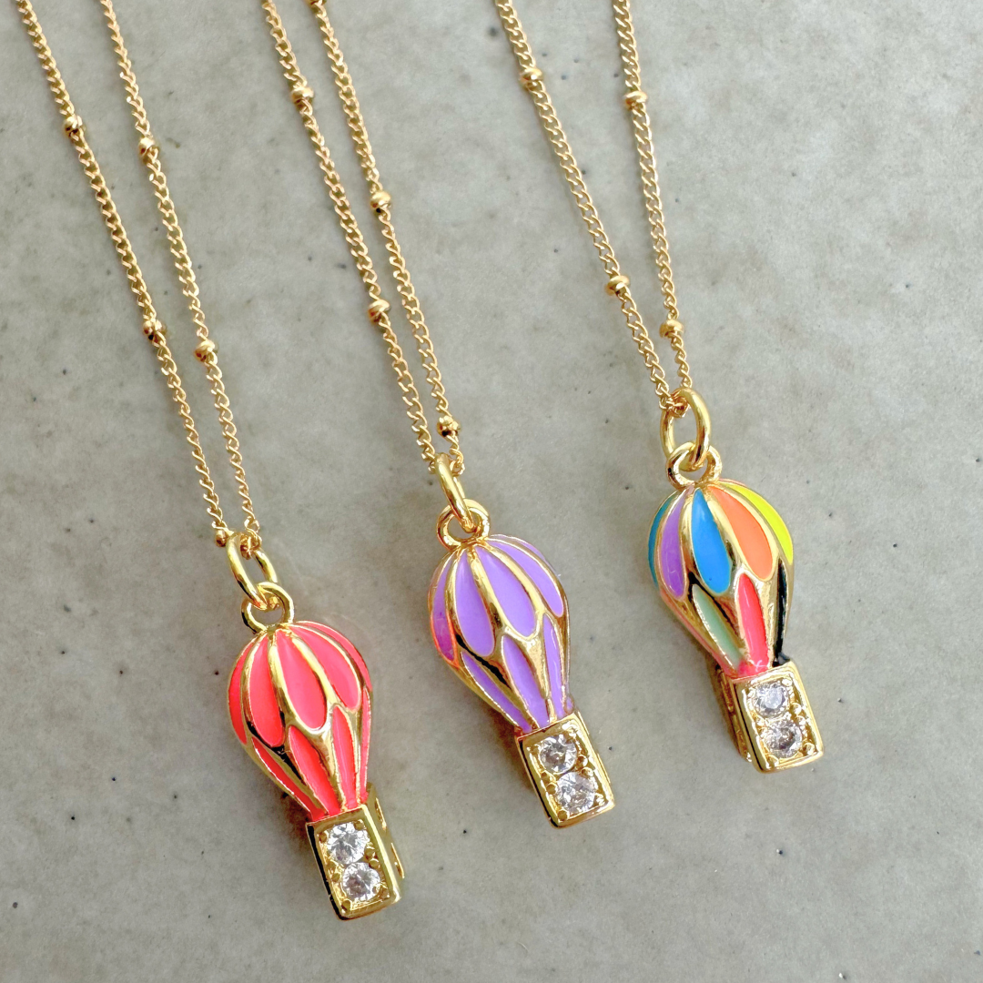 Chain Hot Air Balloon | Pink