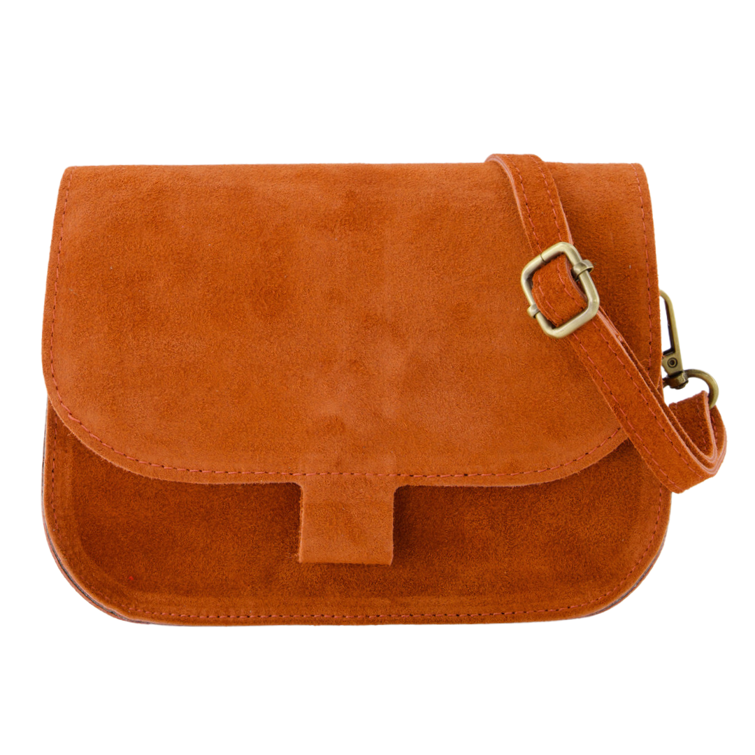 Shoulder bag Rimke Suede | Ecru