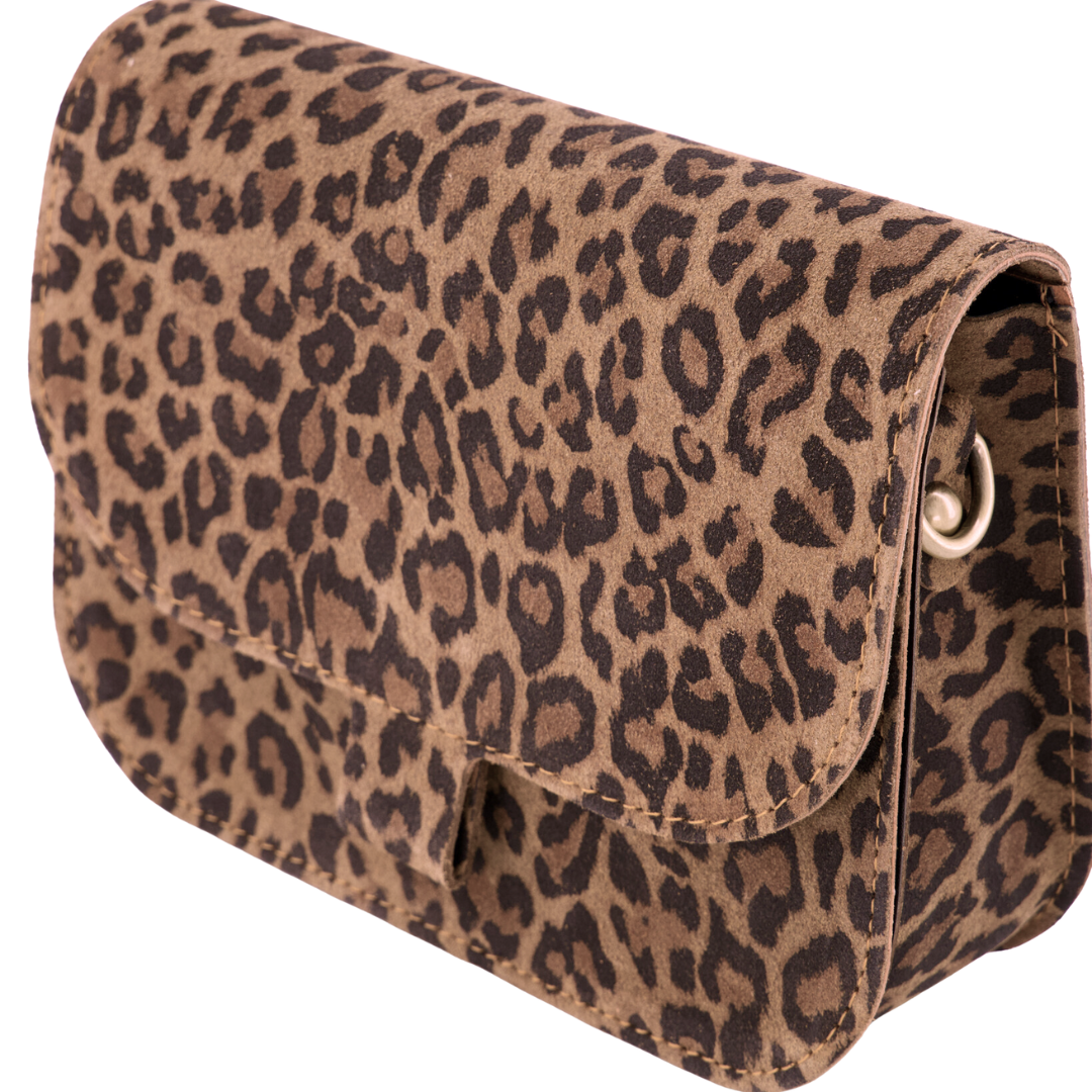 Schoudertas Rimke Suède | Panter