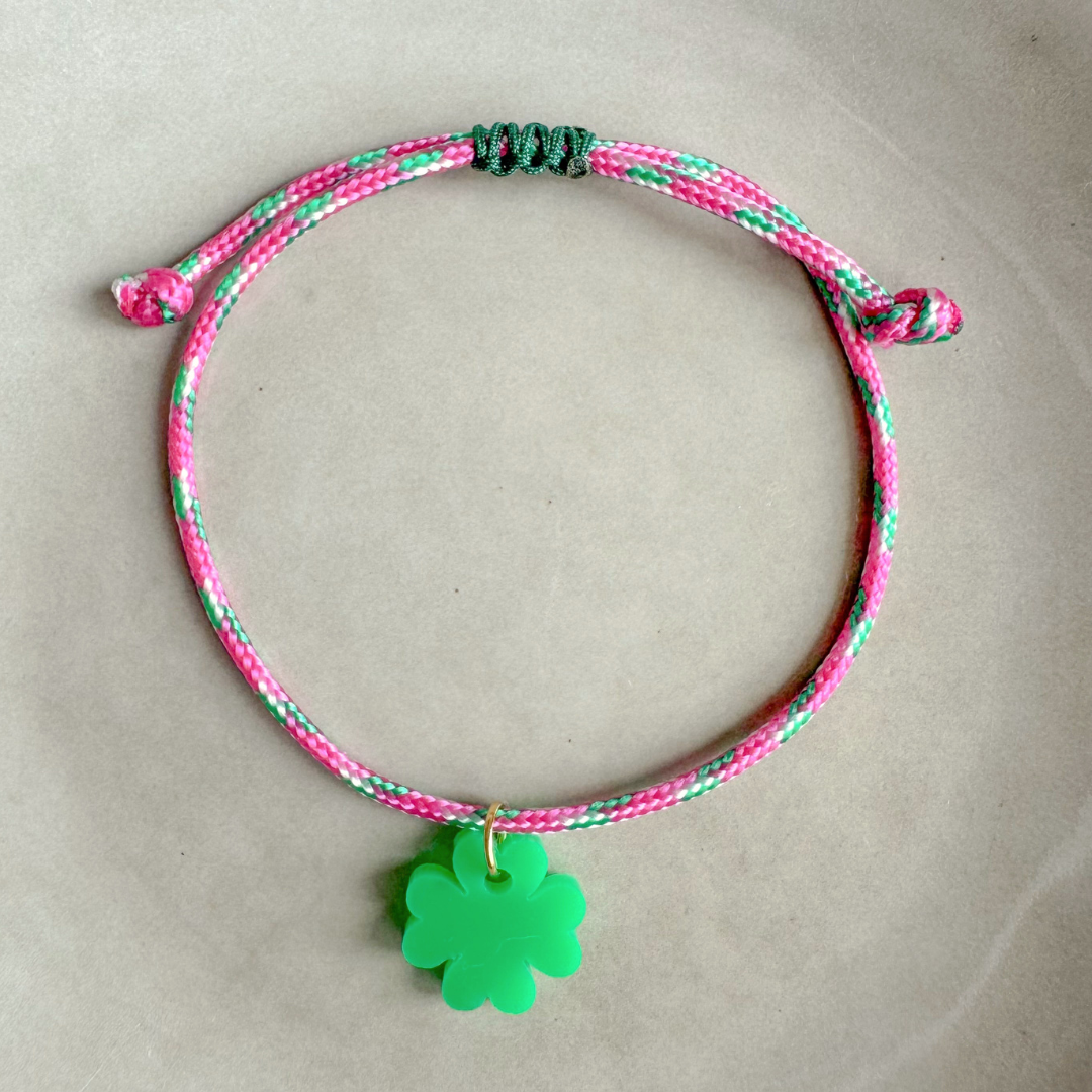 Armband Lume Charms | Klavertje Green