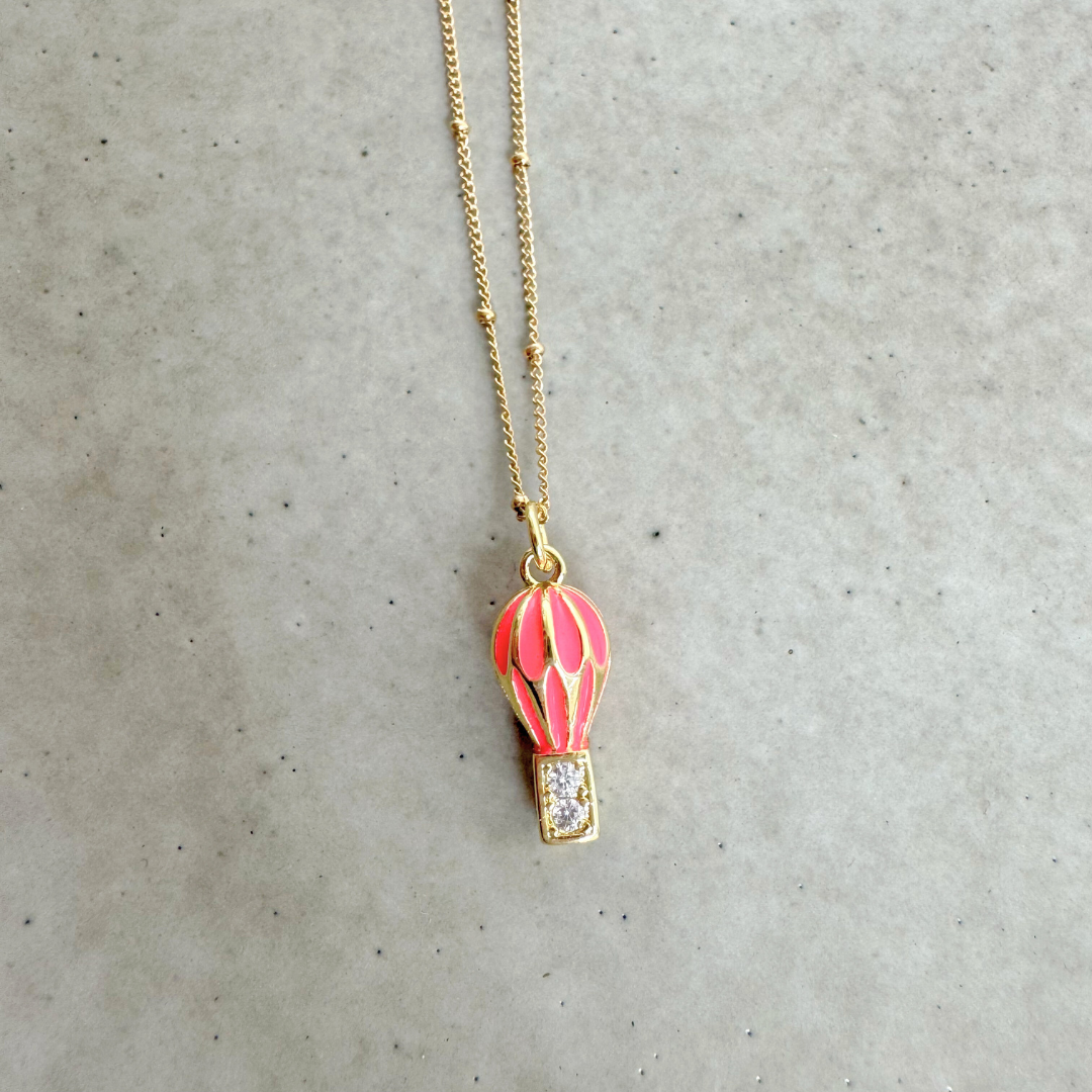 Chain Hot Air Balloon | Pink
