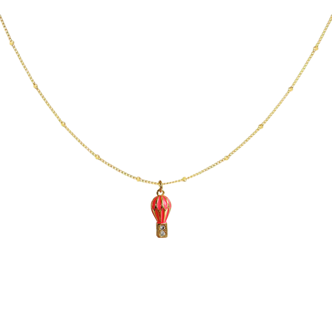 Chain Hot Air Balloon | Pink