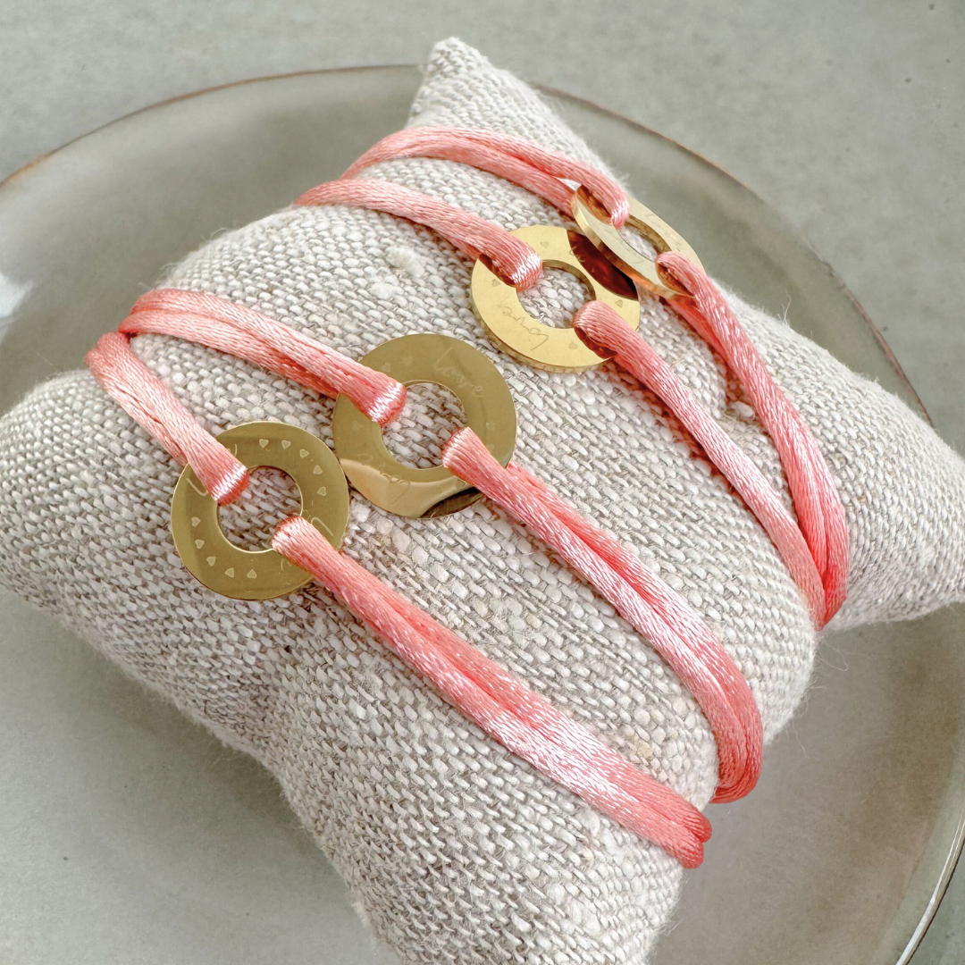 Armbandje Cartier Knoop | Soft Peach