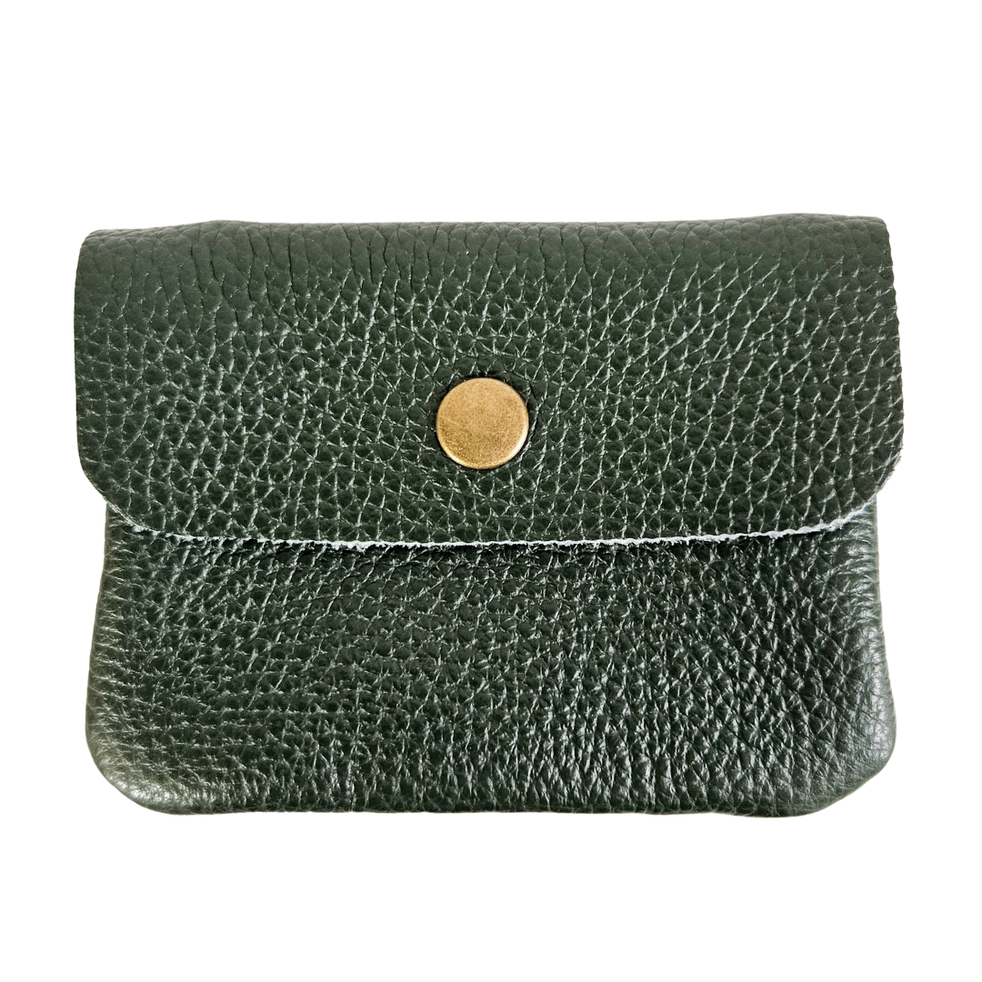 Lederen portemonneetje | Bottle Green