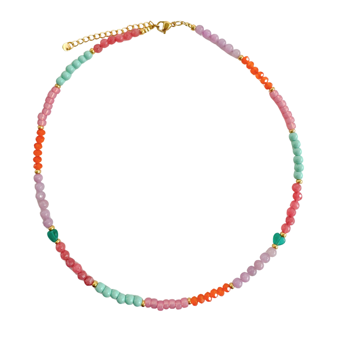 Halskette ,Blush & Bloom‘ | 01