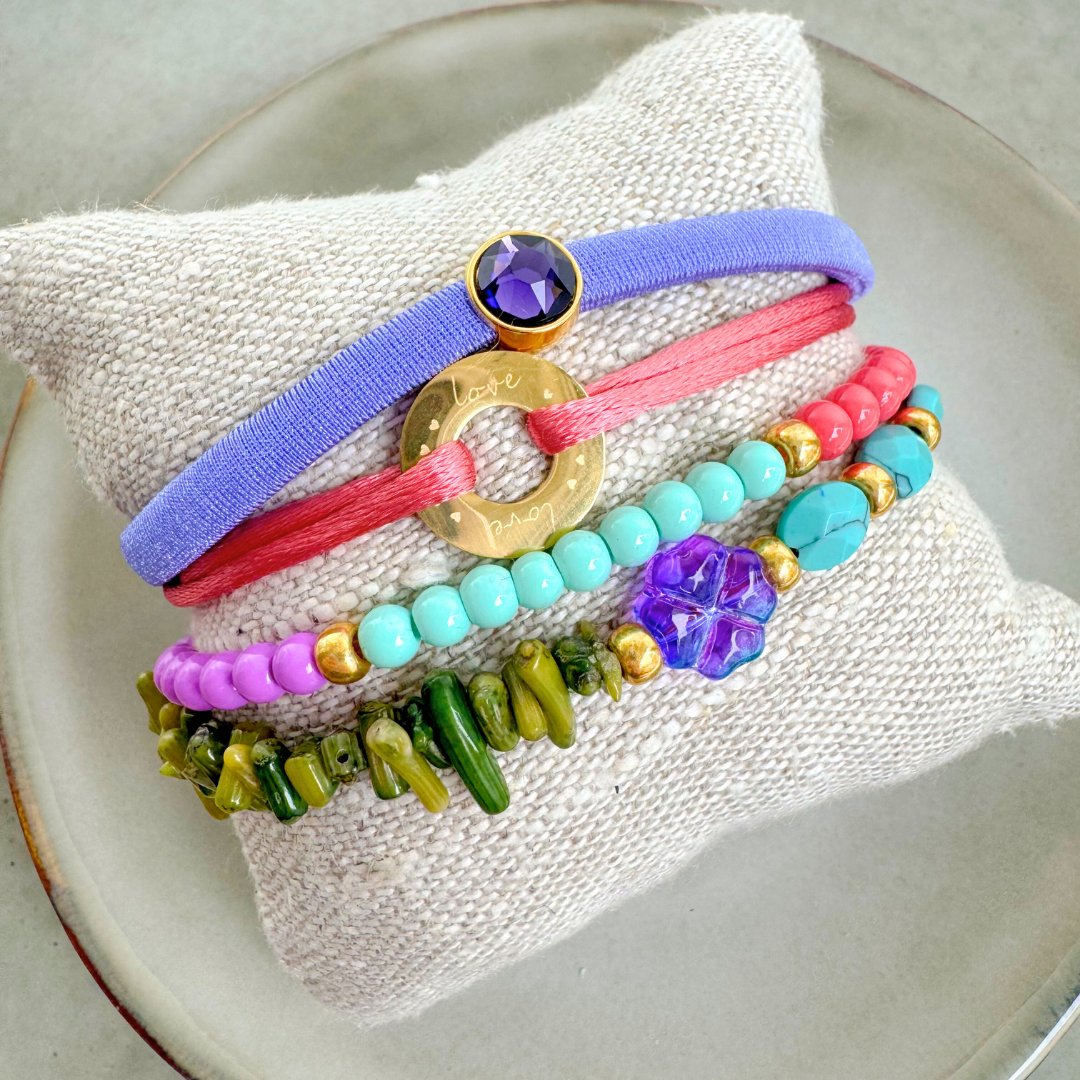 Armbandperlen ‚Blush & Bloom‘ | 04