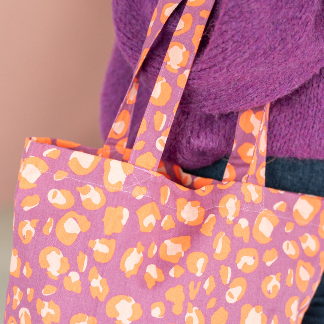 Shopper | Panter Purple - Seaweed