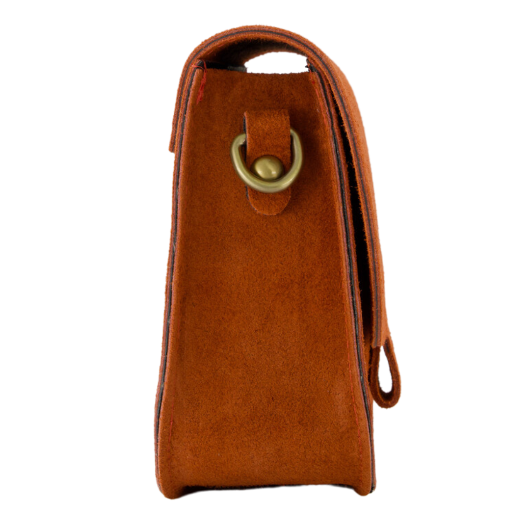 Shoulder bag Rimke Suede | Ecru