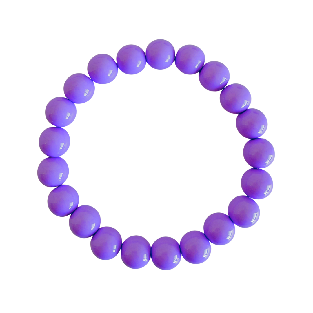 Bold Beads Armband | Lavendel - 10 mm