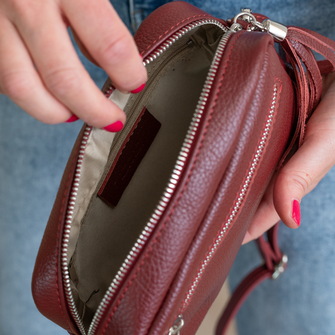 Shoulder bag Mieke | Burgundy