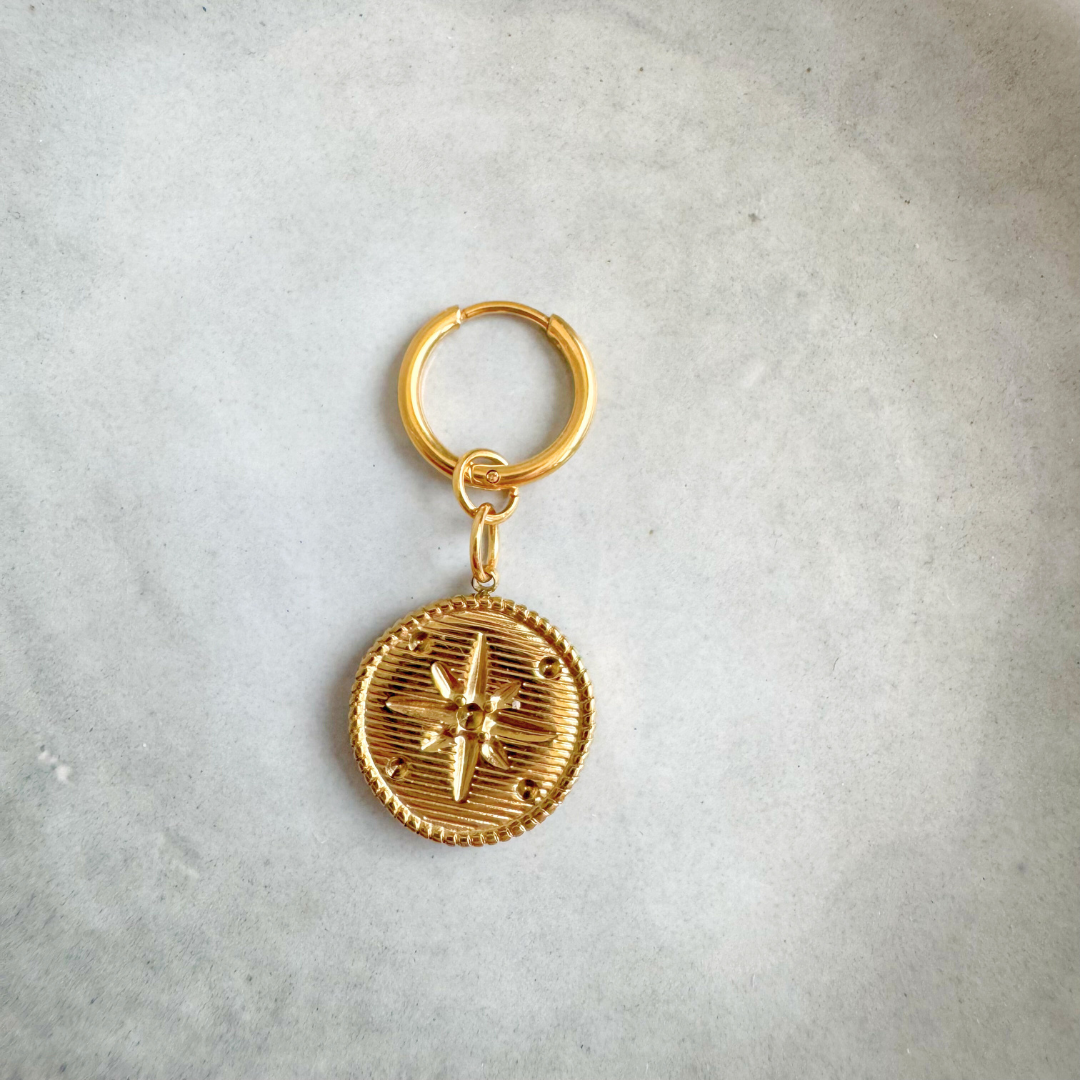 Single Oorbel Star | Goud