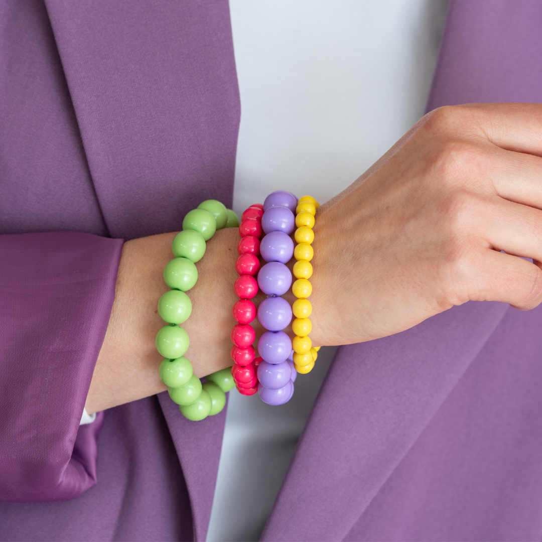 Farbspritzer Perlen | 6 mm