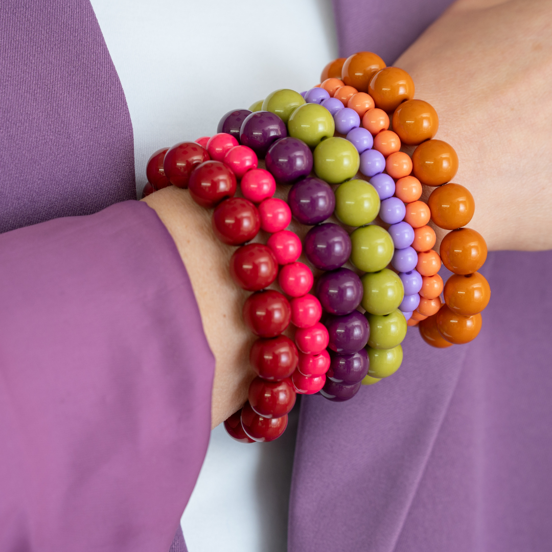 Farbspritzer Perlen | 6 mm