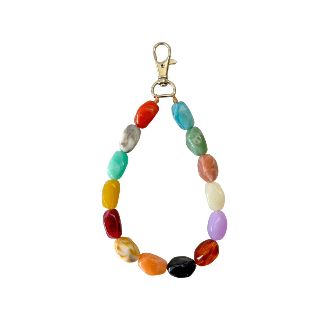 Telefonkabel gedreht kurz | Rosa Blau