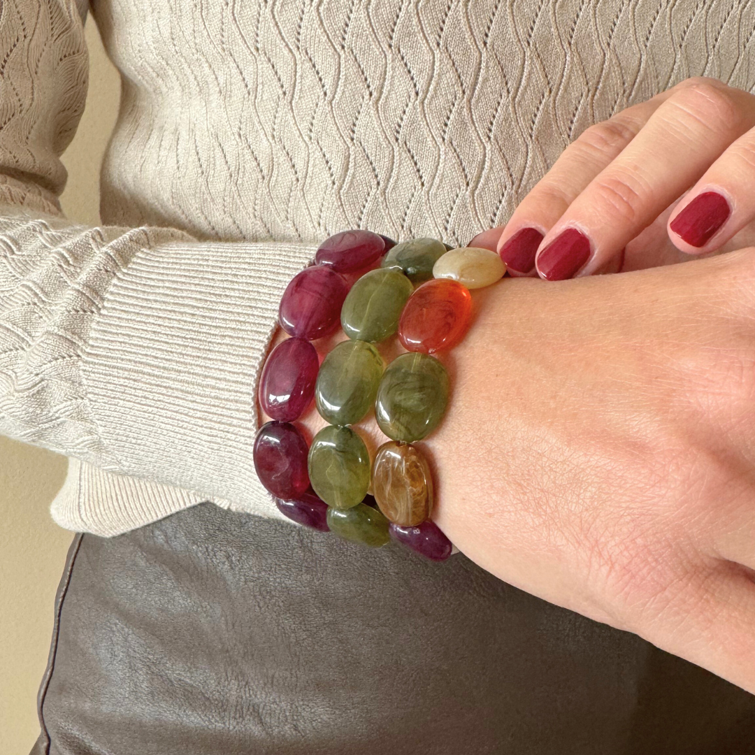 Bold Chunks Armband | Harvest