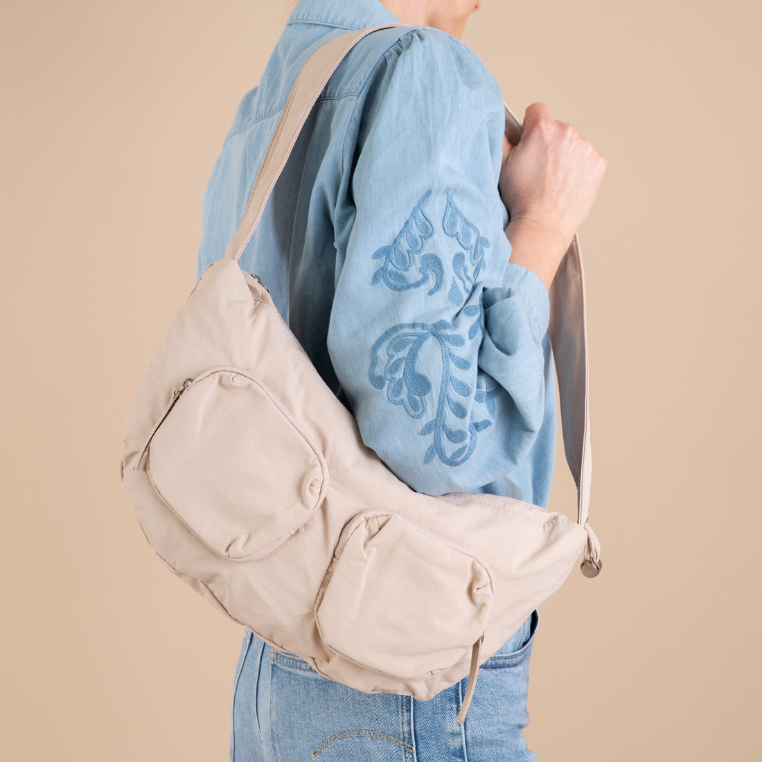 Gürteltasche-Umhängetasche Janne | Flaschengrün