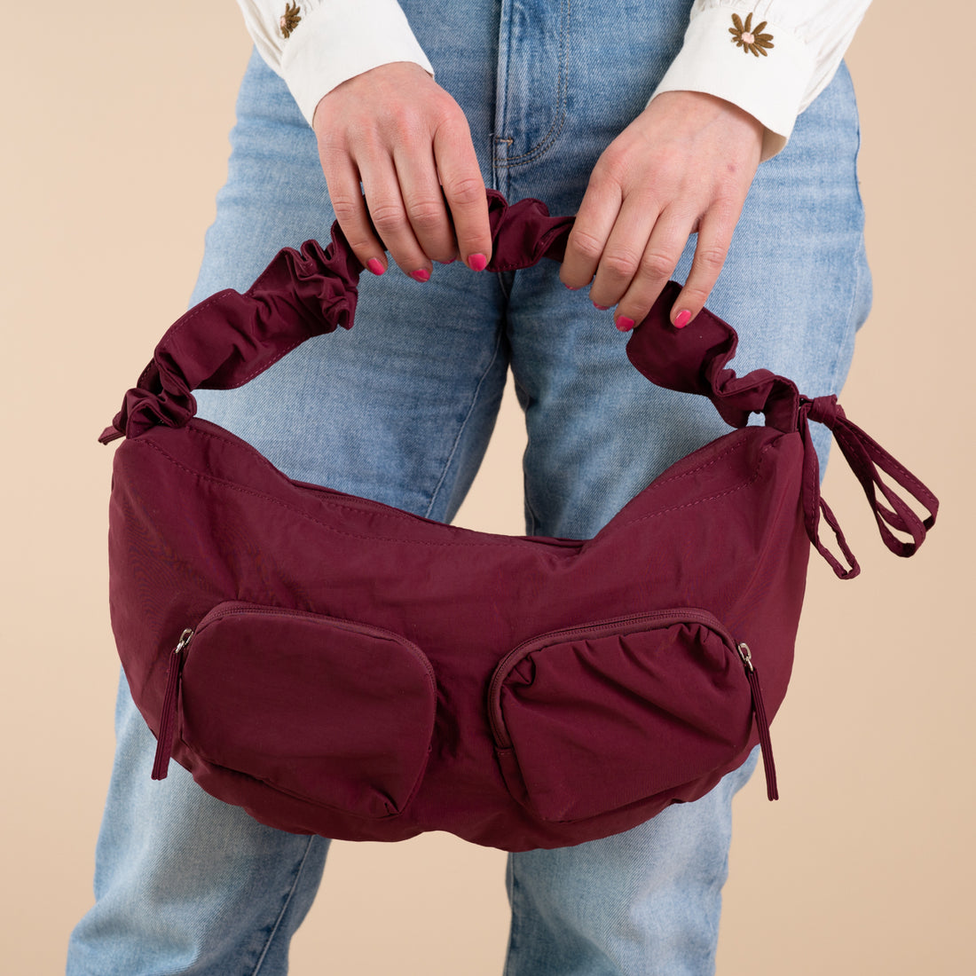 Gürteltasche-Umhängetasche Janne | Flaschengrün