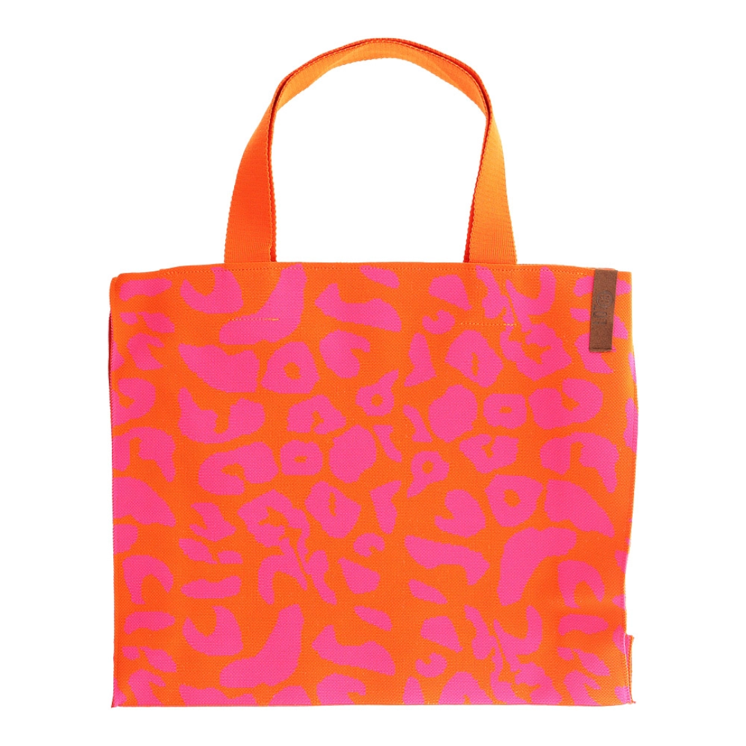 Shopper Lara | Panter Oranje-Fuchsia