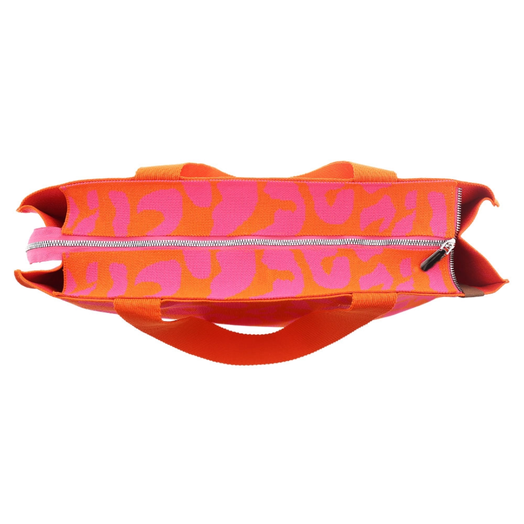 Shopper Lara | Panter Oranje-Fuchsia