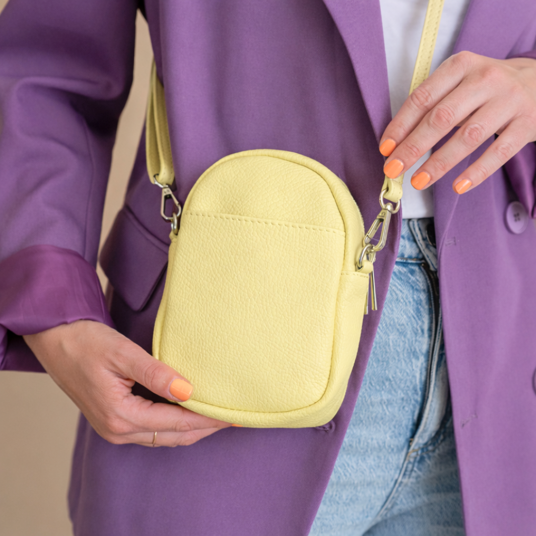 Schouder-/Telefoontasje Rune | Butter Yellow