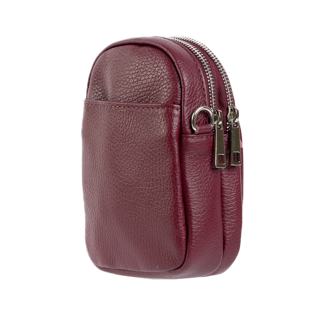 Schouder-/Telefoontasje Rune | Burgundy