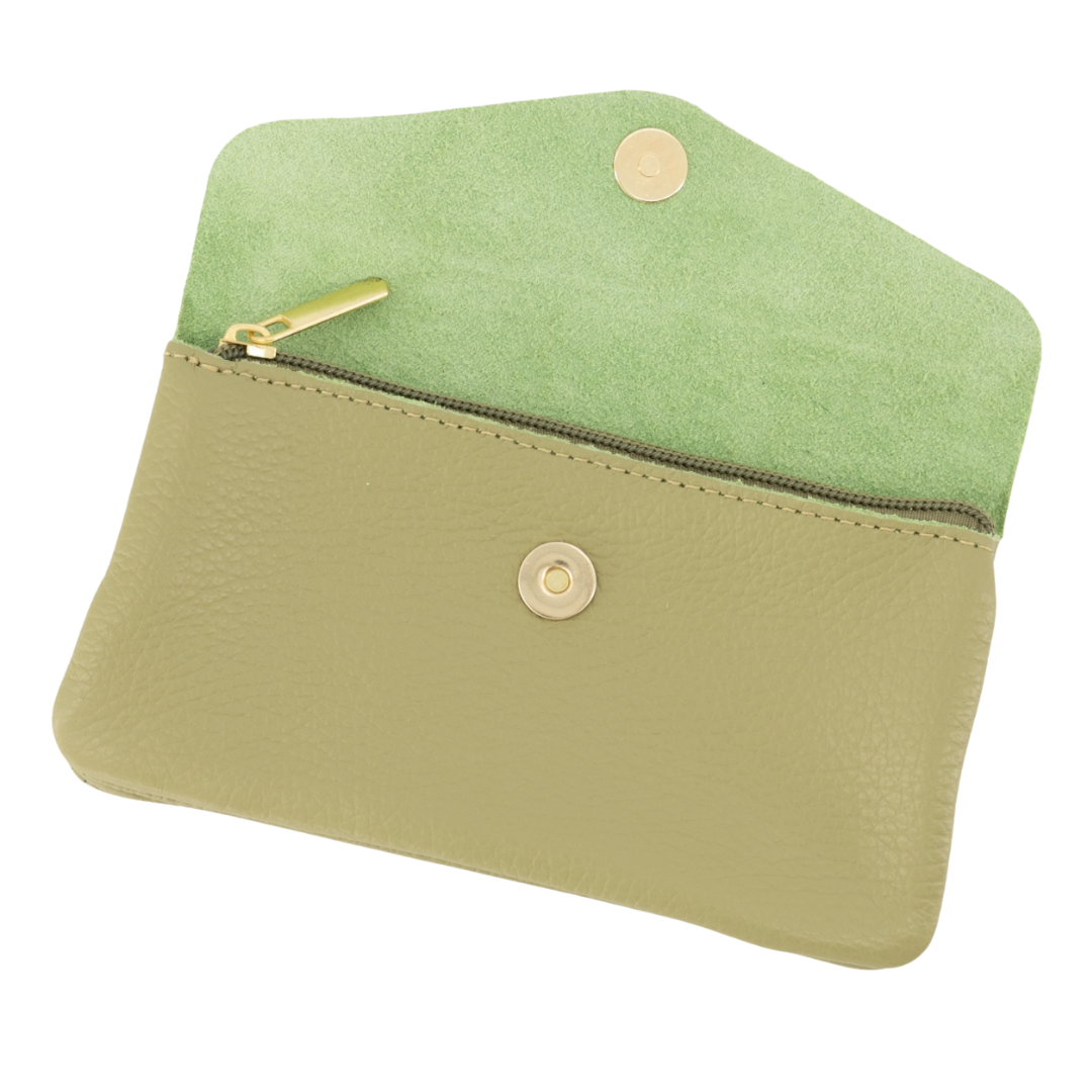 Leather wallet | Rose Metallic