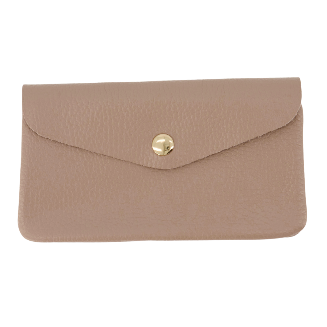Leather wallet | Rose Metallic