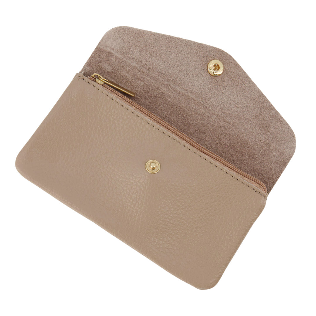 Leather wallet | Rose Metallic