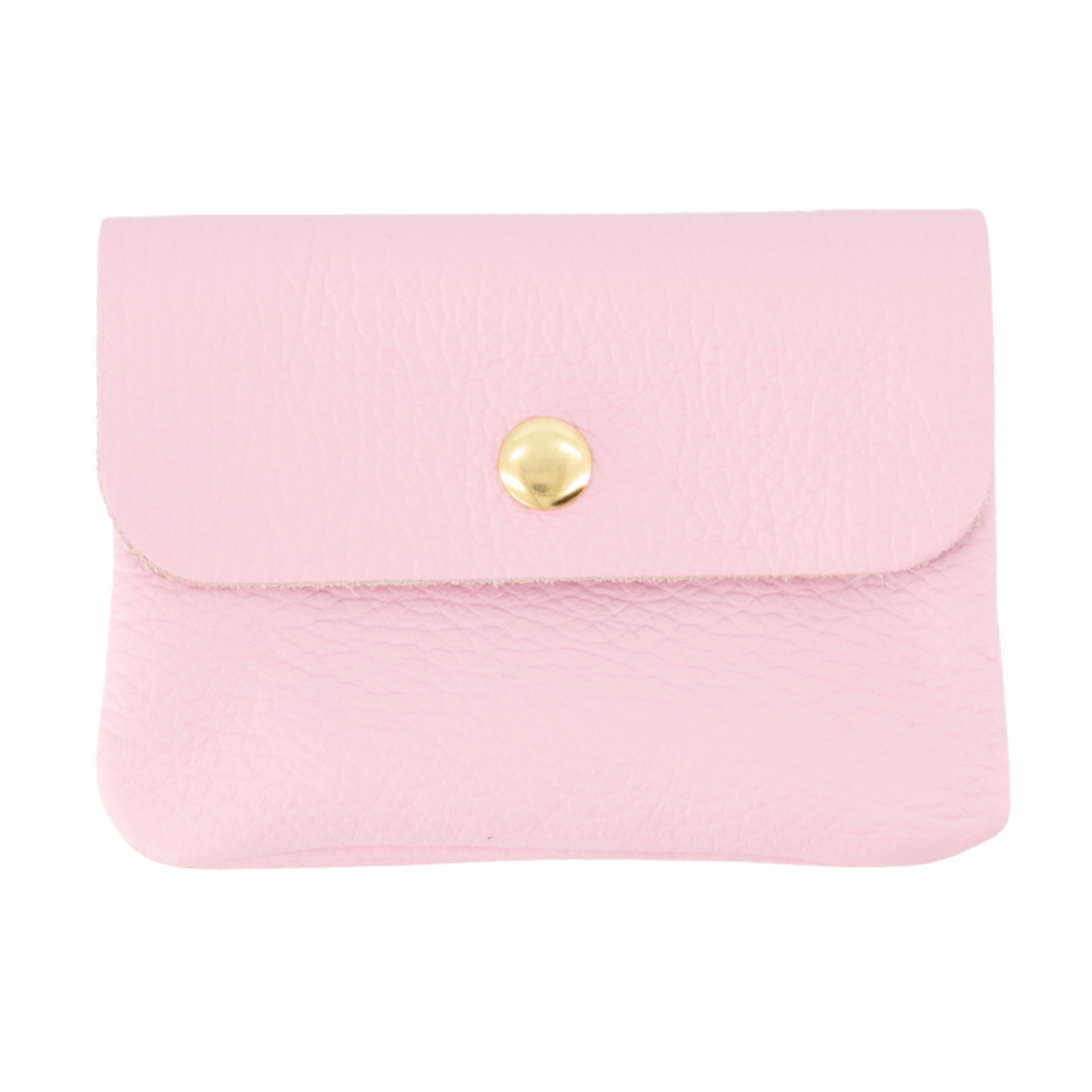 Leather wallet | Rose Metallic