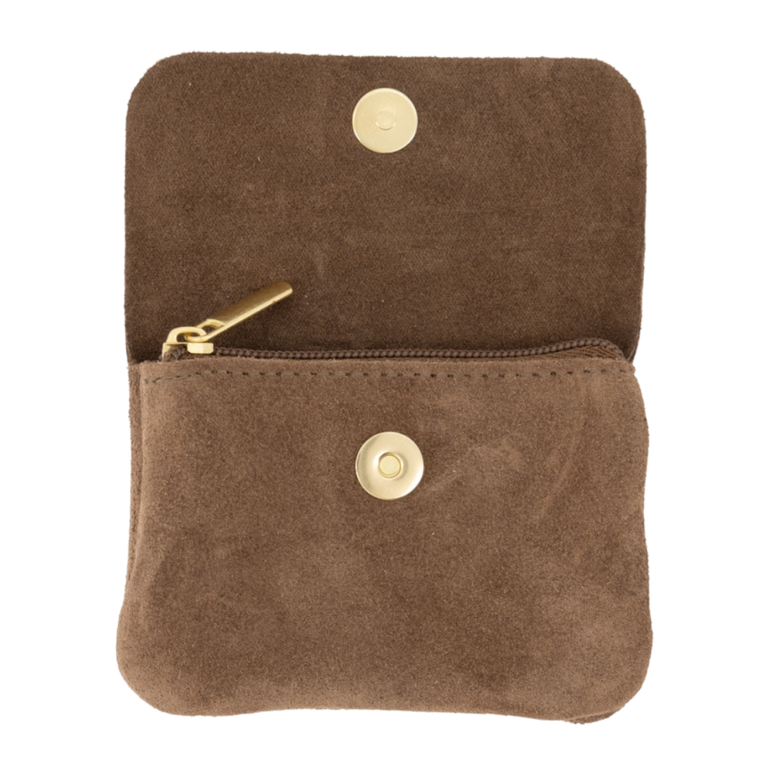 Leather wallet | Rose Metallic