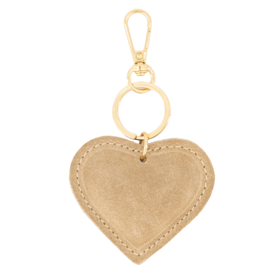 Sleutelhanger Hart Suède | Zand