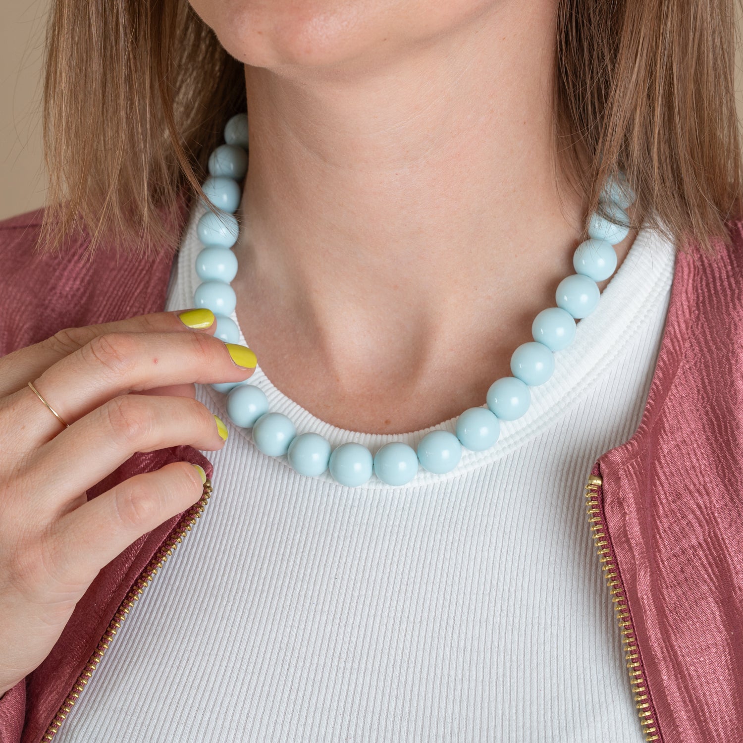 Bold Beads Ketting | Breeze - 14 mm