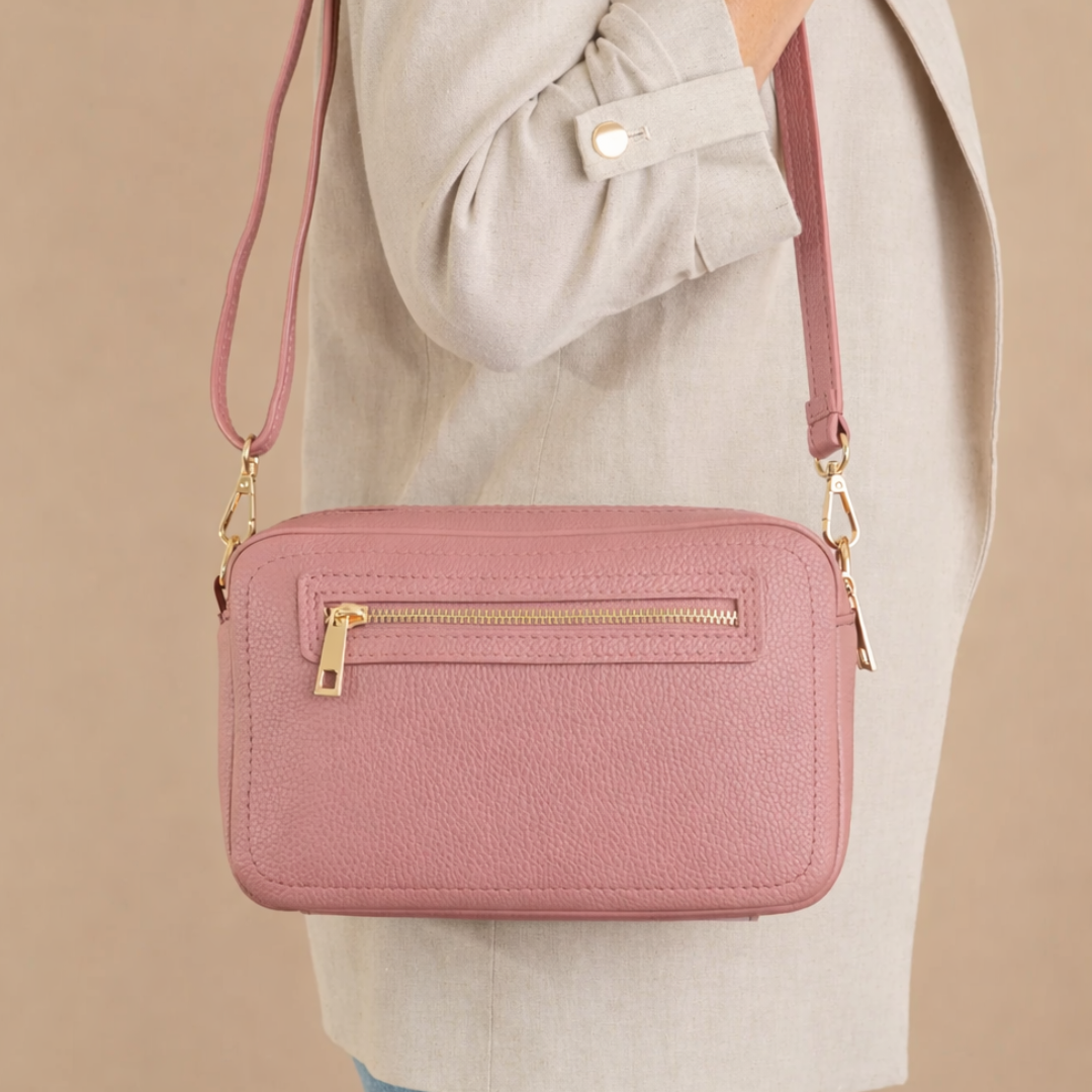 Schoudertas Vieve | Oud Roze