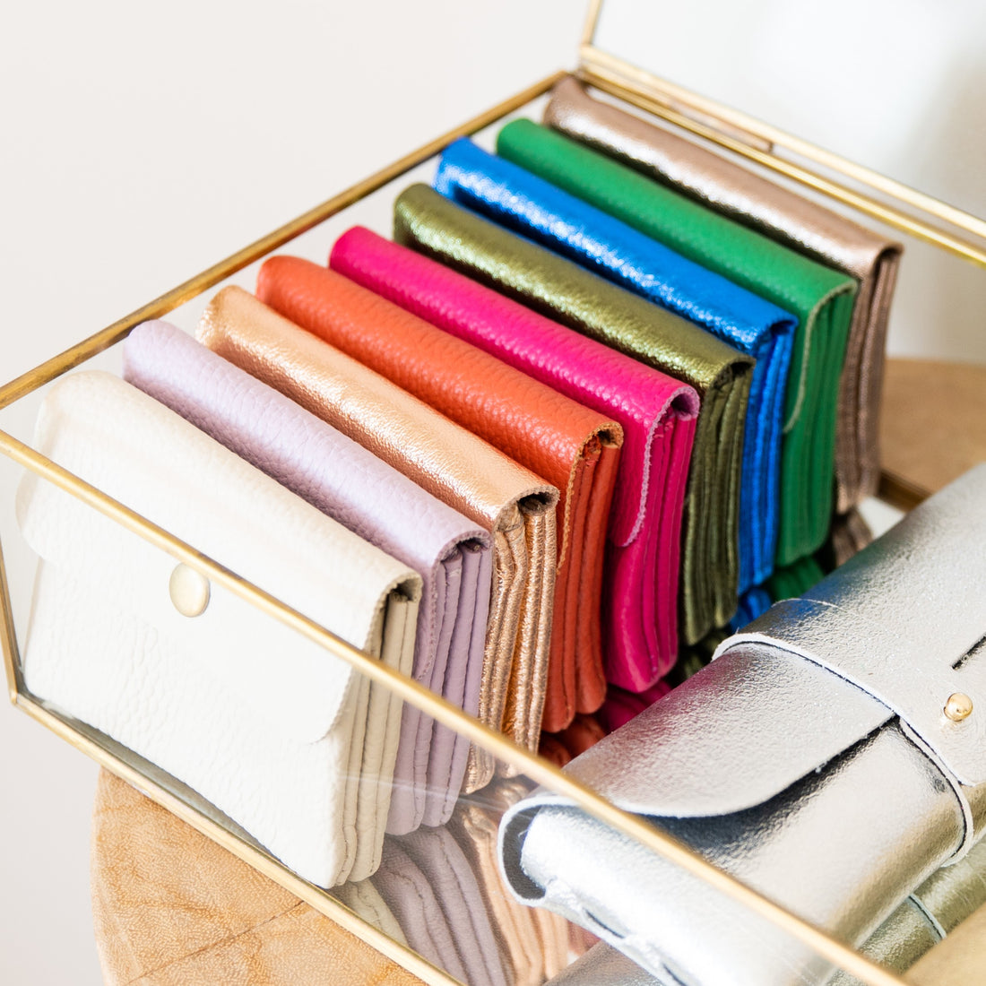 Ledergeldbörse | Kobalt