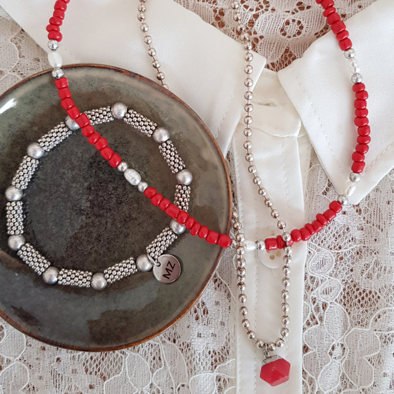 Ballchain Hexagon Red