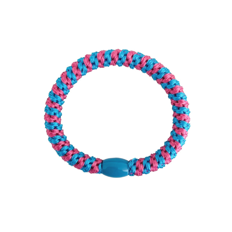 Haarelastiek Blauw Fuchsia