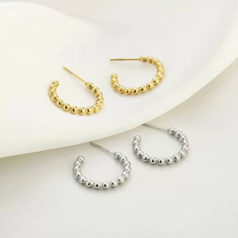 Oorbellen Dots 2 | Zilver