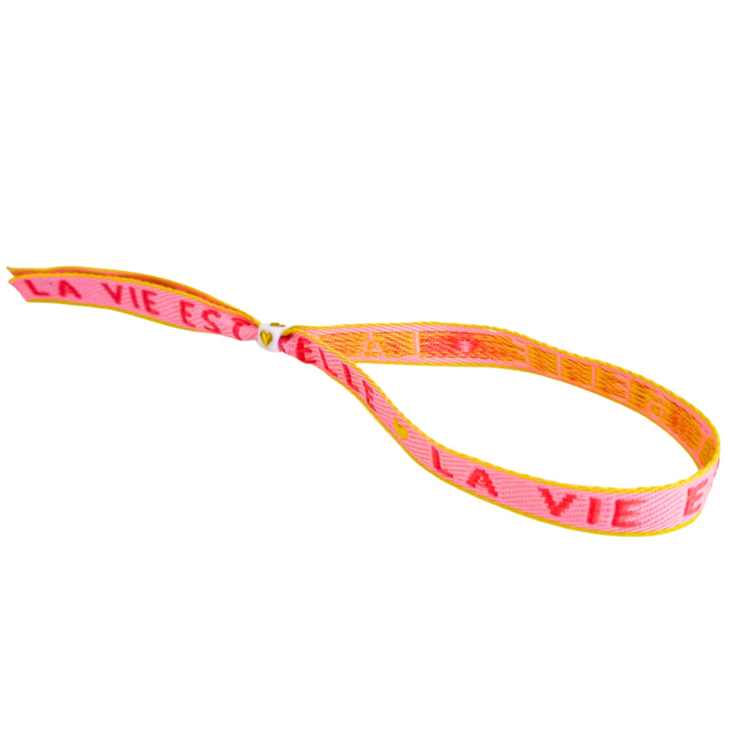 Ribbon Bracelet La Vie Est Belle | 01