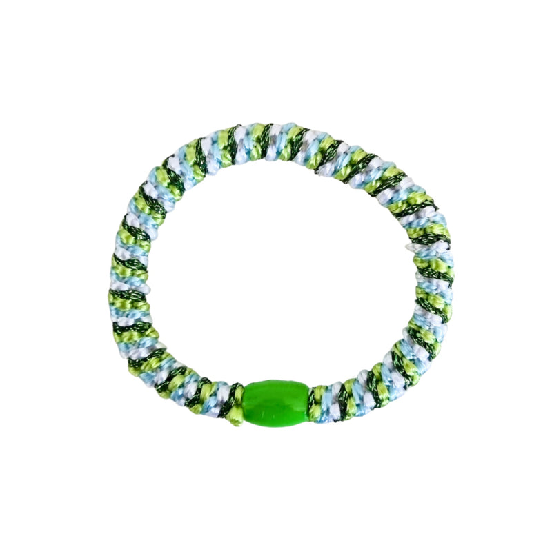 Haarelastiek Appelgroen Glitter