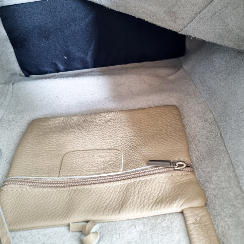 Shopper (leather) Liene | Light Taupe
