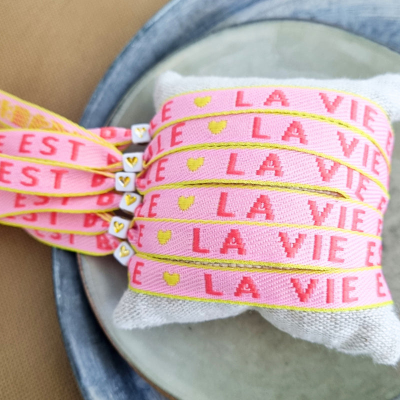 Ribbon Bracelet La Vie Est Belle | 01