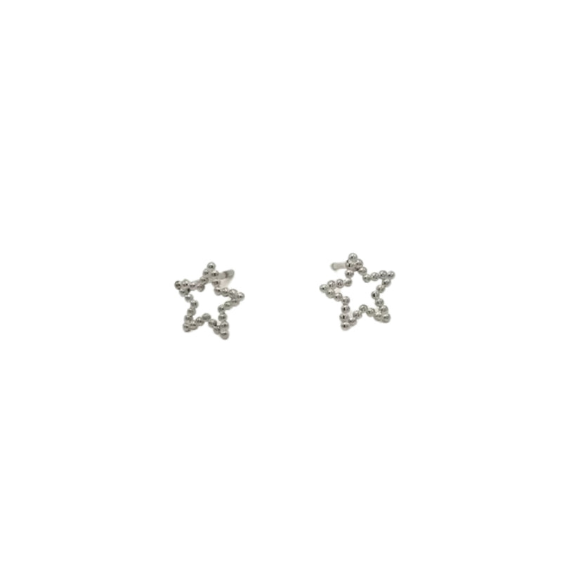 Oorbellen Star | Zilver