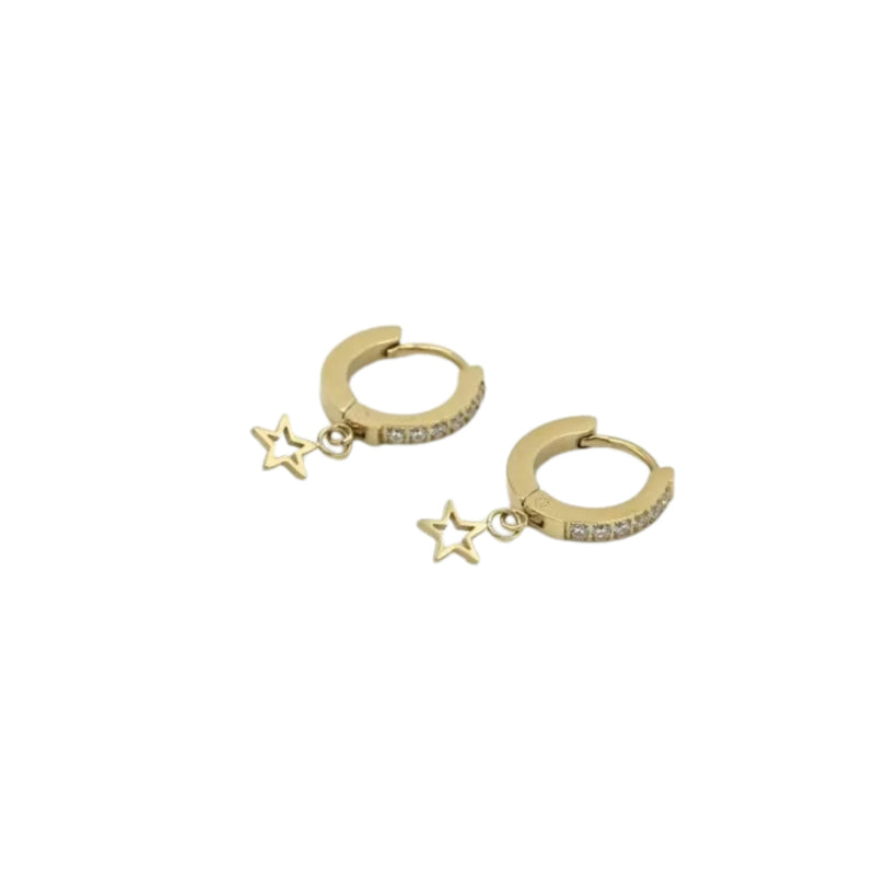Oorbellen Sparkle Stars | Goud