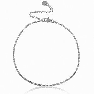 Enkelbandje Chain (5) Zilver
