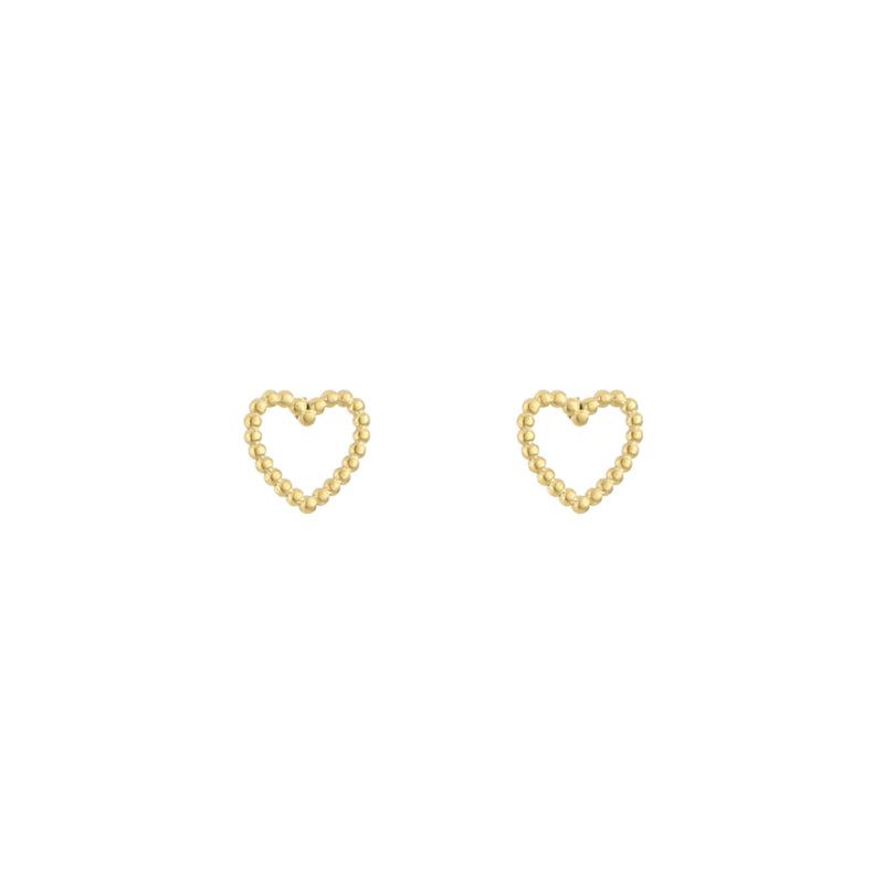 Oorbellen Heart Dots Goud