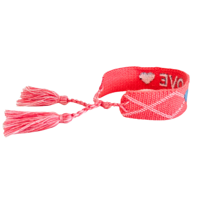 Ibiza Woven Love Pink