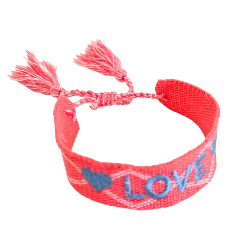 Ibiza Woven Love Pink