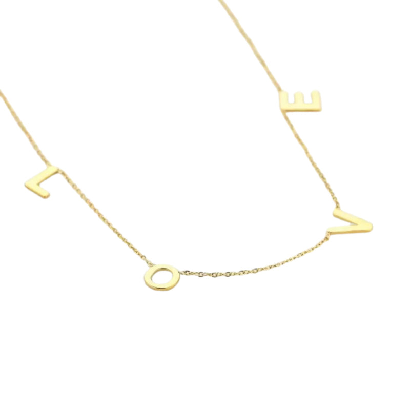 Ketting LOVE 03 | goud
