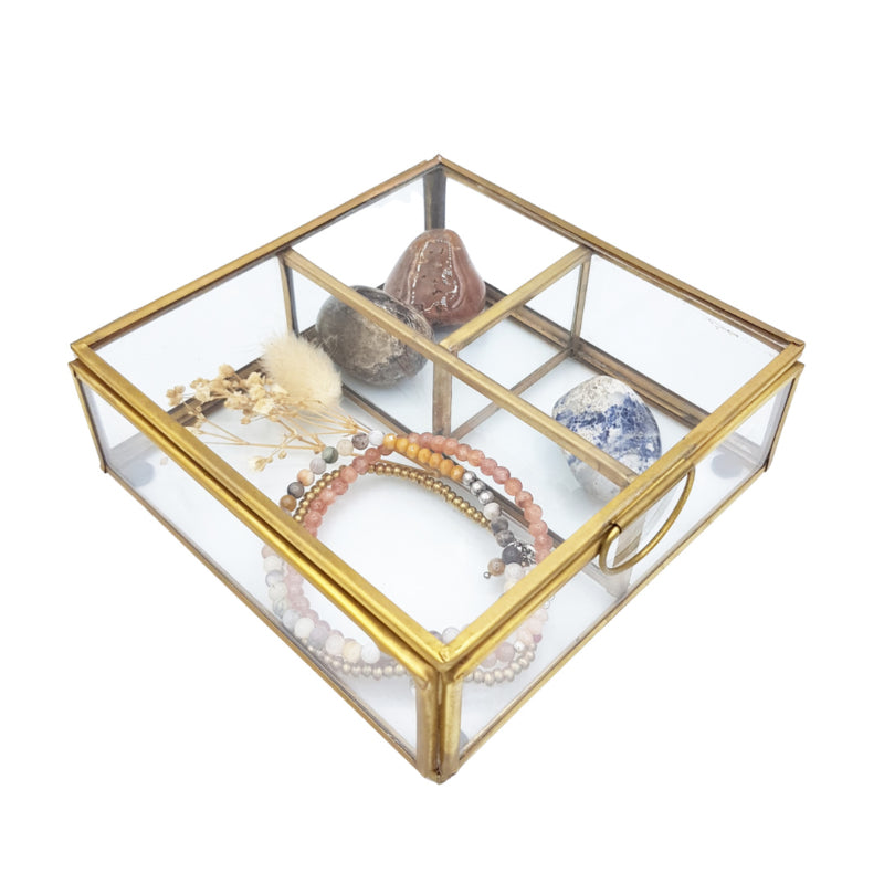 Display glas 13x13 deksel