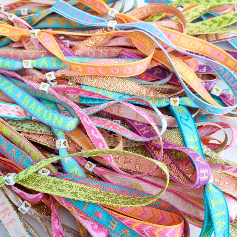 Ribbon Bracelet Hearts